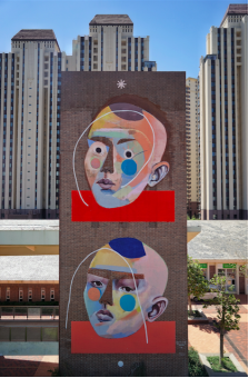 “为爱上色”艺术+城市彩绘终点站花落津门 呈现跨文化精彩交流