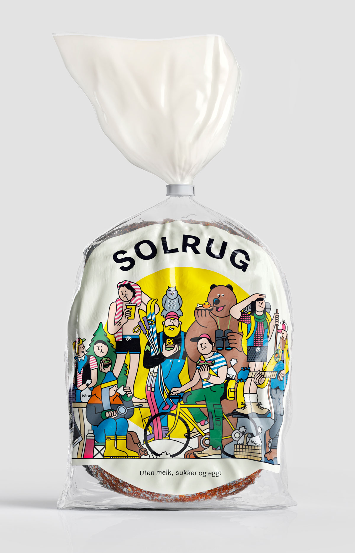 挪威Solrug面包包装设计
