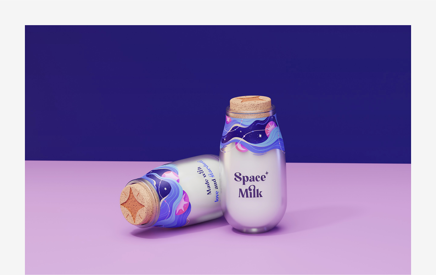 Space Milk牛奶概念品牌<a href=http://www.ccdol.com/sheji/baozhuang/ target=_blank class=infotextkey>包装</a><a href=http://www.ccdol.com/ target=_blank class=infotextkey>设计</a>