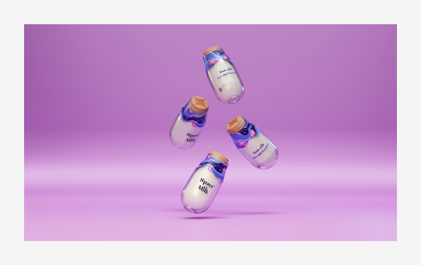 Space Milk牛奶概念品牌<a href=http://www.ccdol.com/sheji/baozhuang/ target=_blank class=infotextkey>包装</a><a href=http://www.ccdol.com/ target=_blank class=infotextkey>设计</a>