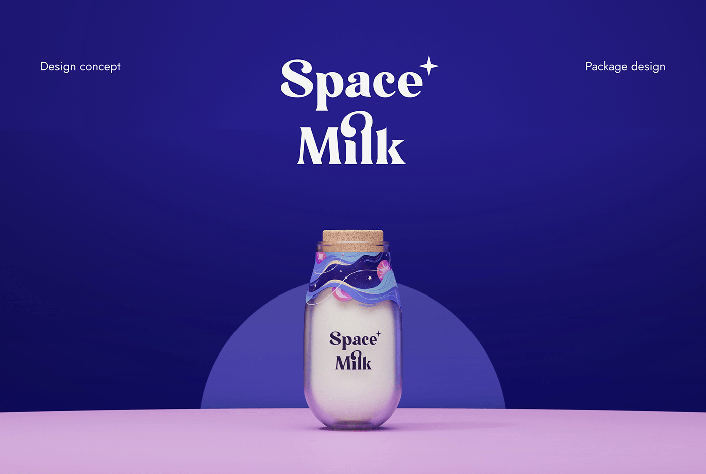 Space Milk牛奶概念品牌<a href=http://www.ccdol.com/sheji/baozhuang/ target=_blank class=infotextkey>包装</a><a href=http://www.ccdol.com/ target=_blank class=infotextkey>设计</a>
