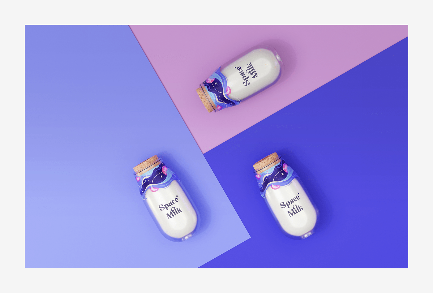 Space Milk牛奶概念品牌<a href=http://www.ccdol.com/sheji/baozhuang/ target=_blank class=infotextkey>包装</a><a href=http://www.ccdol.com/ target=_blank class=infotextkey>设计</a>