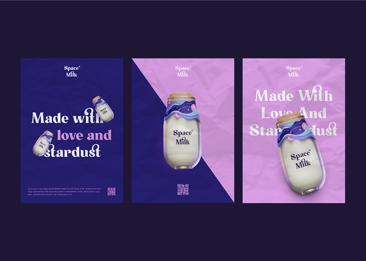 Space Milk牛奶概念品牌<a href=http://www.ccdol.com/sheji/baozhuang/ target=_blank class=infotextkey>包装</a><a href=http://www.ccdol.com/ target=_blank class=infotextkey>设计</a>