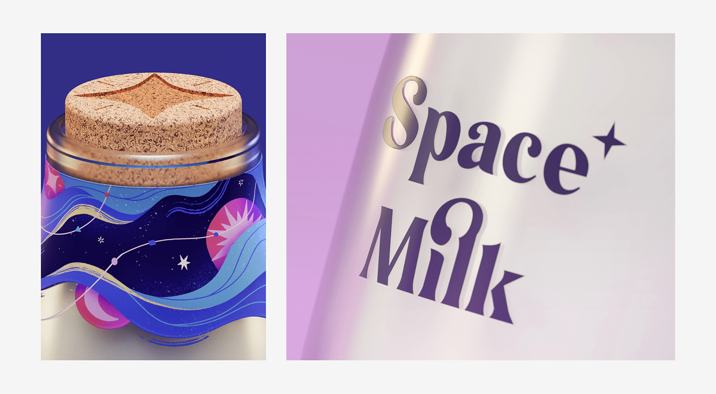 Space Milk牛奶概念品牌<a href=http://www.ccdol.com/sheji/baozhuang/ target=_blank class=infotextkey>包装</a><a href=http://www.ccdol.com/ target=_blank class=infotextkey>设计</a>