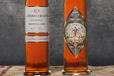 瑞典Grönstedts Le National旗舰干邑特别限量版红酒包装设计