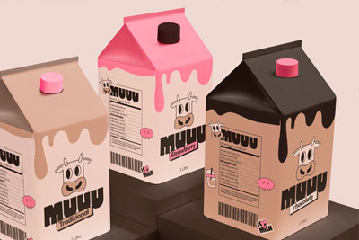 MUUU牛奶品牌视觉包装设计