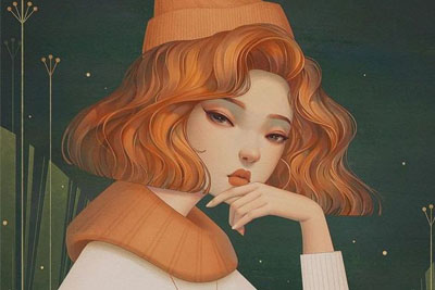 细腻的人物插画