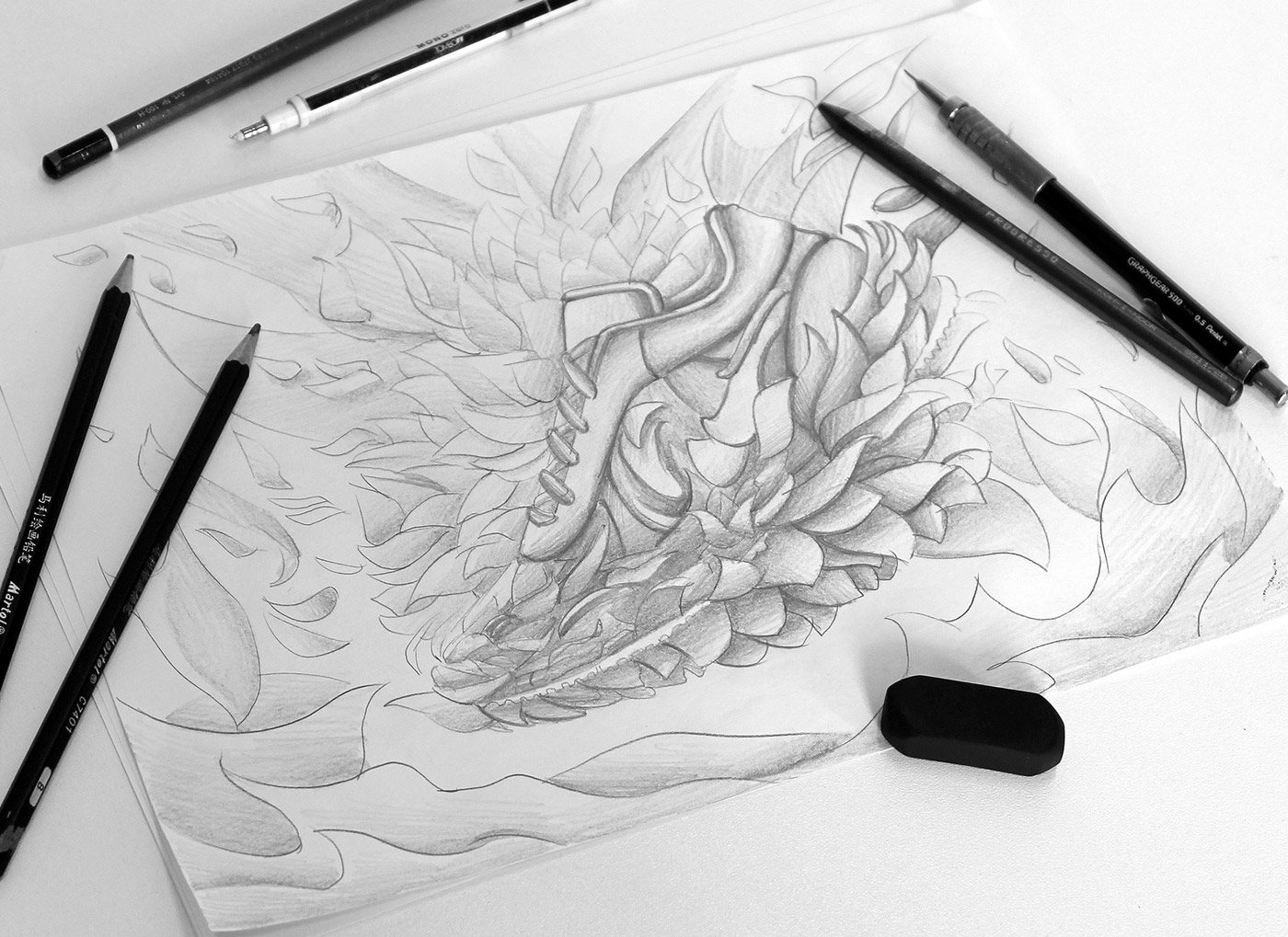 向经典的运动鞋设计致敬—炫酷的运动鞋插画