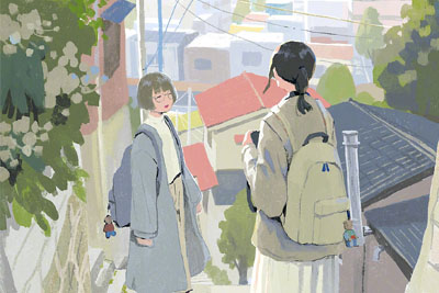 少男少女放学后-插画师 Naoyuki Hayashi 插画设计欣赏