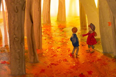 插画师 Elly MacKay 剪纸绘画作品