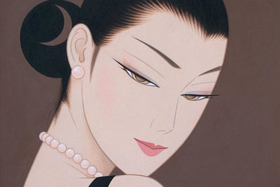 气质优雅的女人插画设计欣赏
