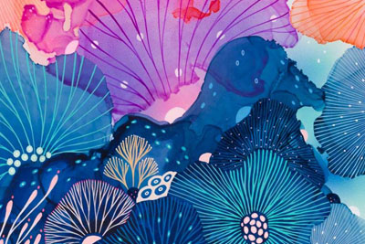 插画师 YELLENA JAMES 绘画作品