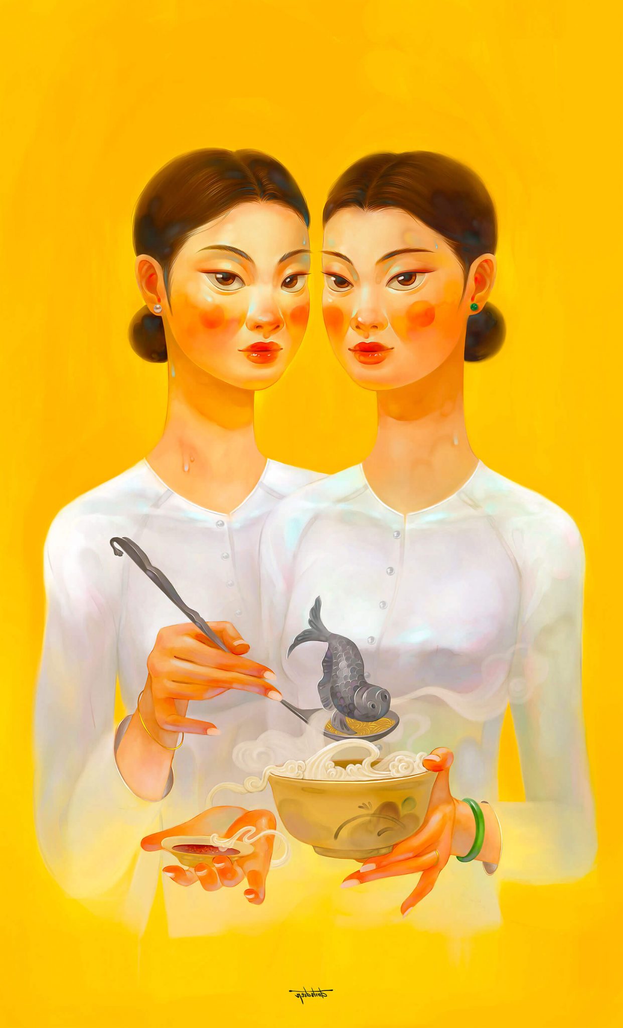细腻的情感！越南Dinh Diep<a href=http://www.ccdol.com/sheji/chahua/ target=_blank class=infotextkey>插画</a>作品欣赏