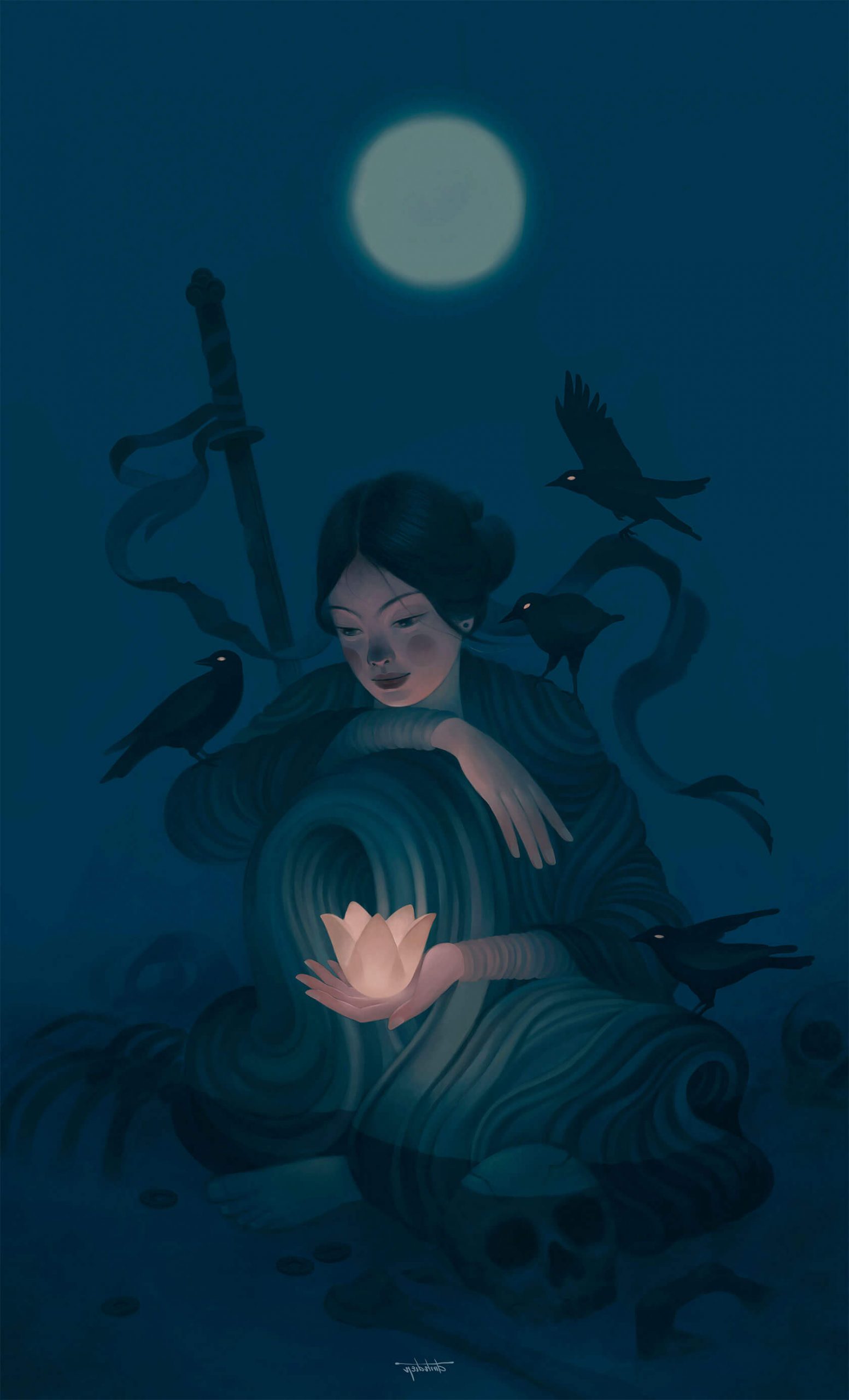 细腻的情感！越南Dinh Diep<a href=http://www.ccdol.com/sheji/chahua/ target=_blank class=infotextkey>插画</a>作品欣赏