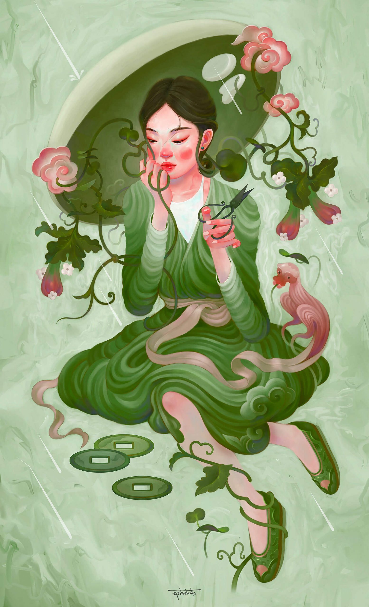 细腻的情感！越南Dinh Diep<a href=http://www.ccdol.com/sheji/chahua/ target=_blank class=infotextkey>插画</a>作品欣赏