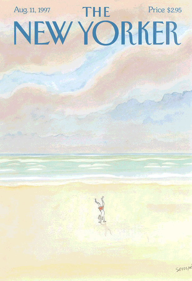 漫画大师桑贝为《纽约客》绘制封面插画作品欣赏
