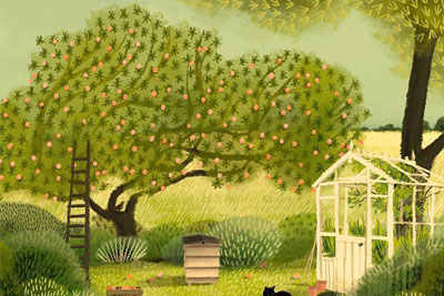 英格兰插画师 Jane Newland 童话森林作品