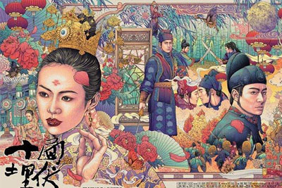 细节极为丰富的设计师 Ise Ananphada 插画风电影海报设计
