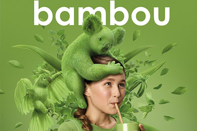 加拿大Ola Bamboo平面广告设计：简单如竹