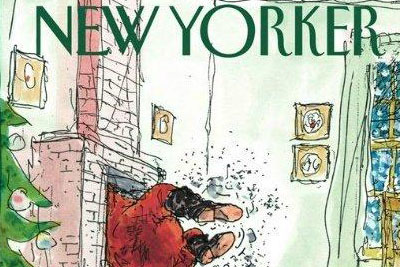 《纽约客》（The New Yorker ）圣诞节的封面设计