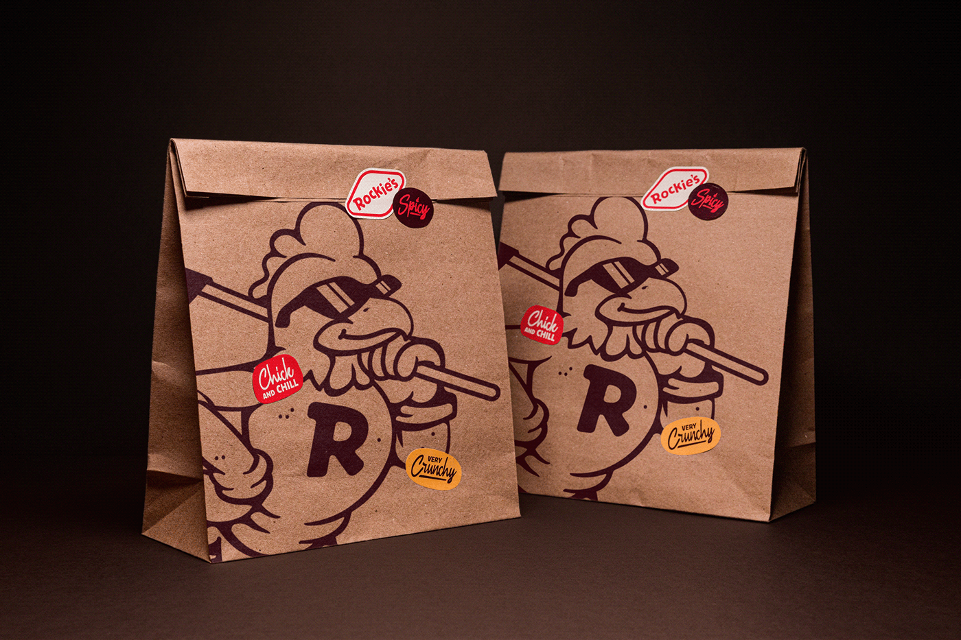 Rockie's Chicken快餐品牌VI<a href=http://www.ccdol.com/ target=_blank class=infotextkey>设计</a>