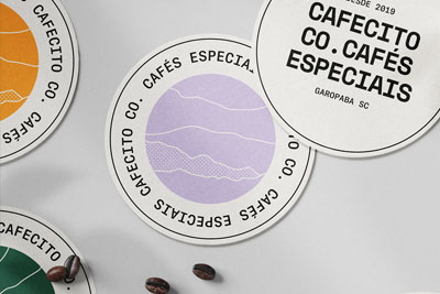 巴西咖啡馆Cafecito品牌VI设计