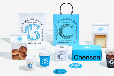 法国Chénson餐厅品牌形象重塑