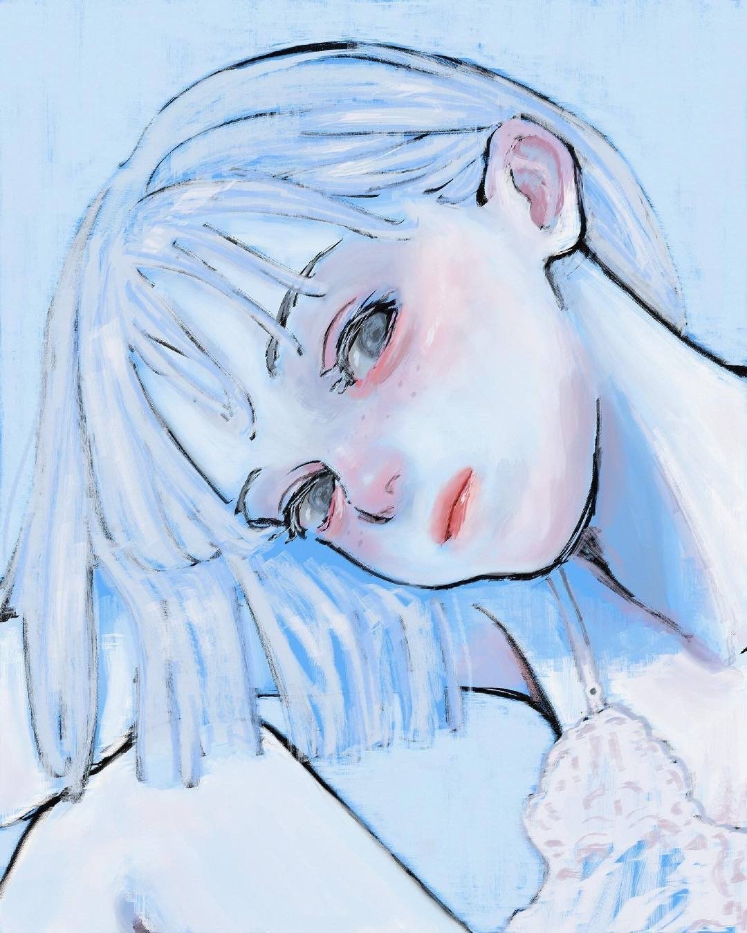 插画师taku_touch笔下不同风格的可爱少女