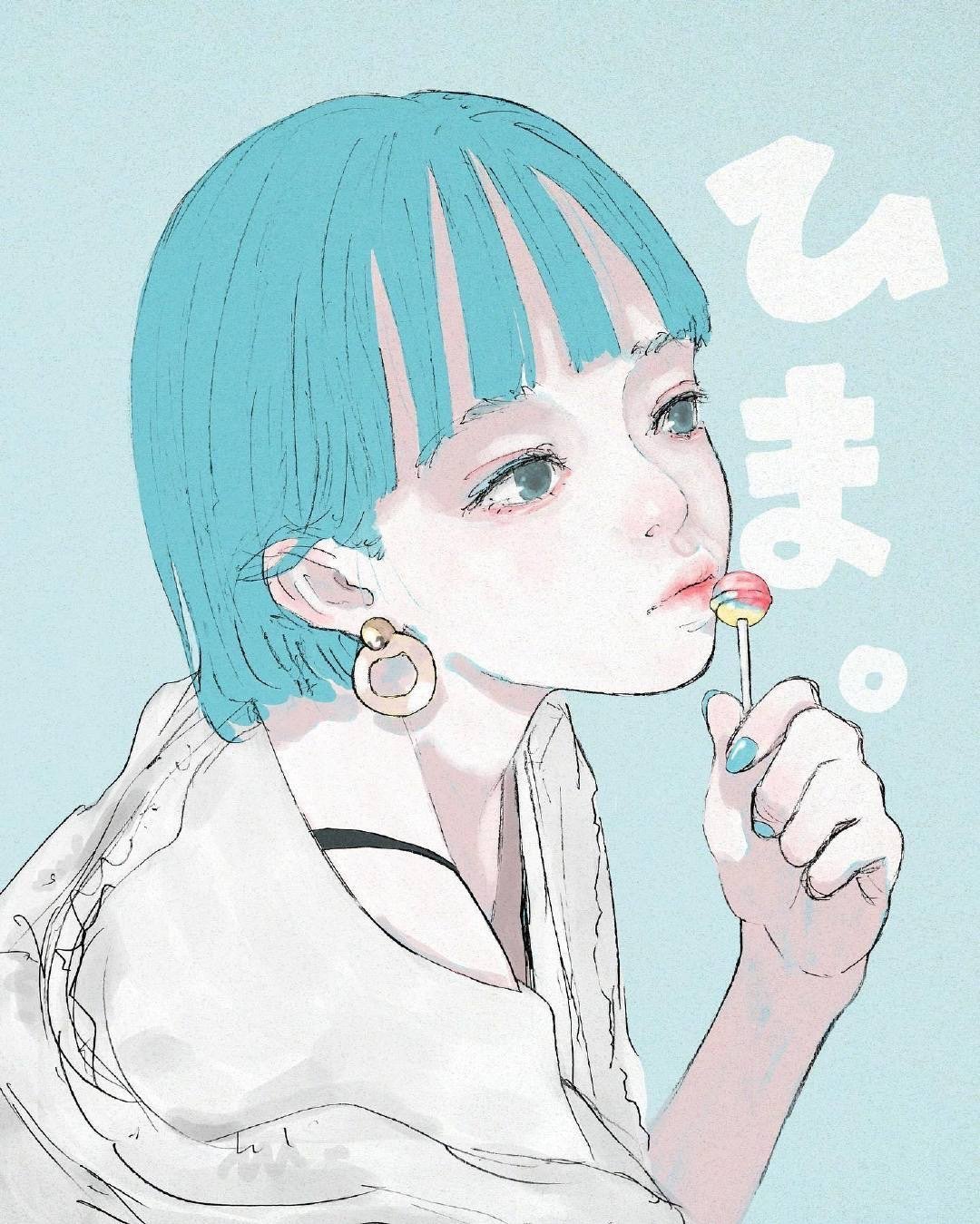 插画师taku_touch笔下不同风格的可爱少女